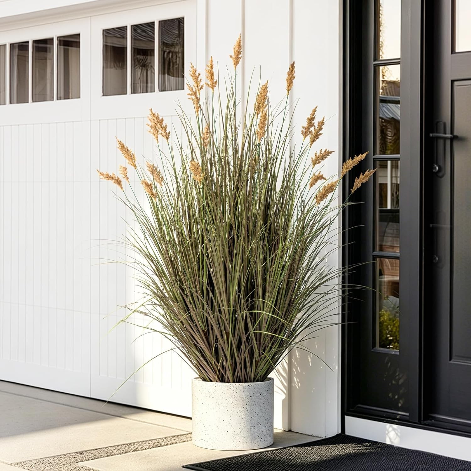 Lifelike Faux Plastic plantas Synthetic Pampas Grass Indoor Outdoor Realistic