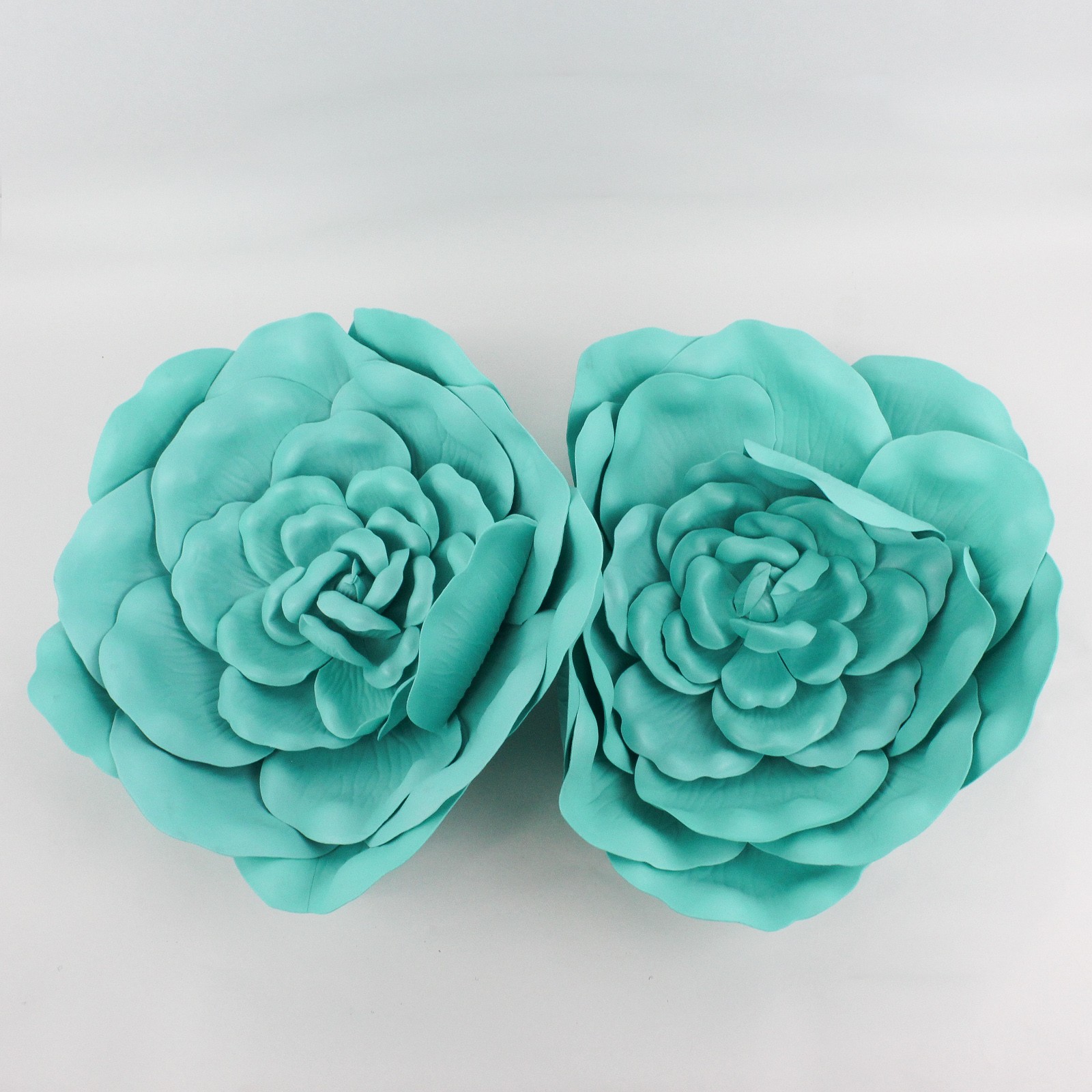 Lot of 4 Hobby Lobby Mint Green Hanging Foam Flowers Wall Decor