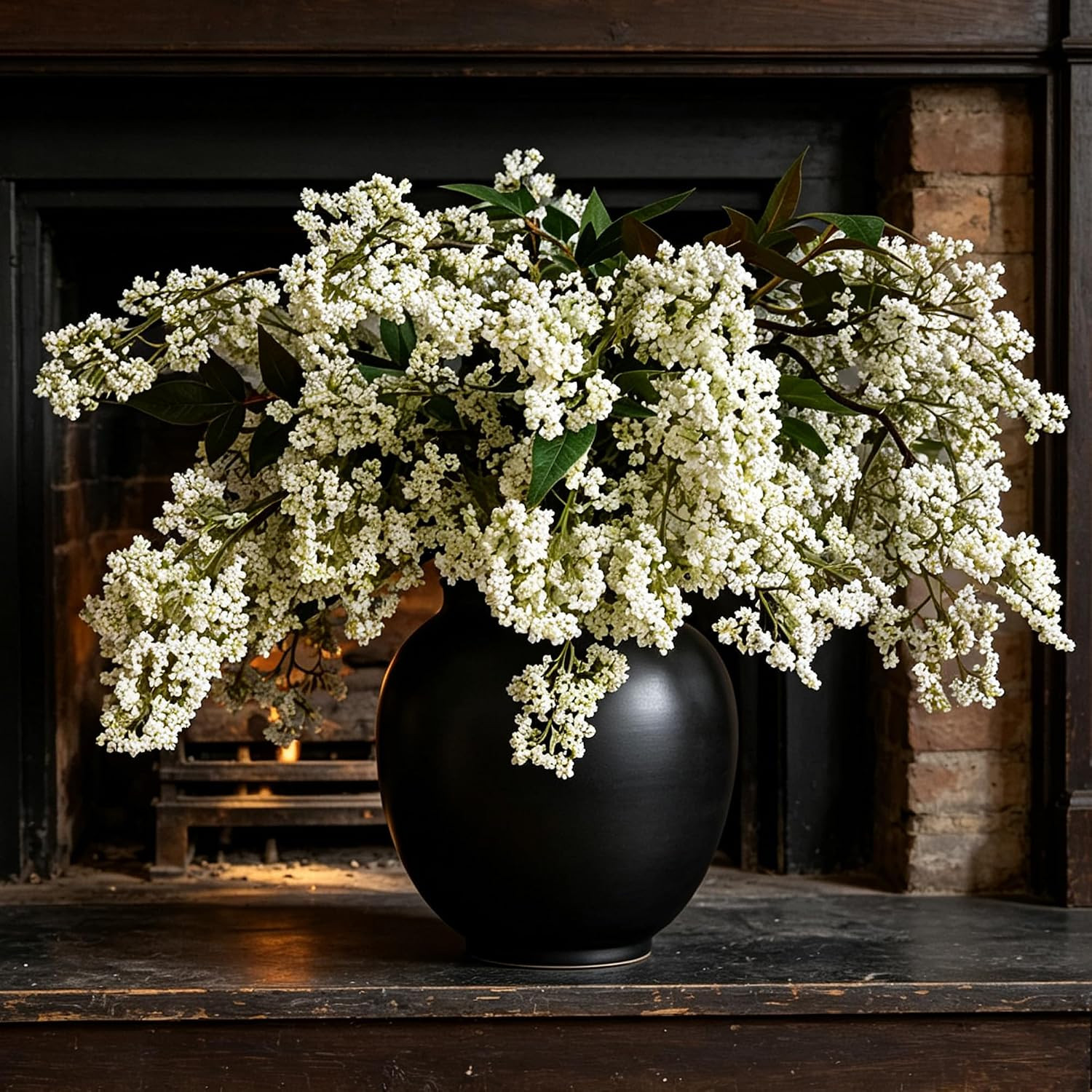 Summer Berry Stems – 3 Pcs 43″ Faux Flowers for Home Decor Vases