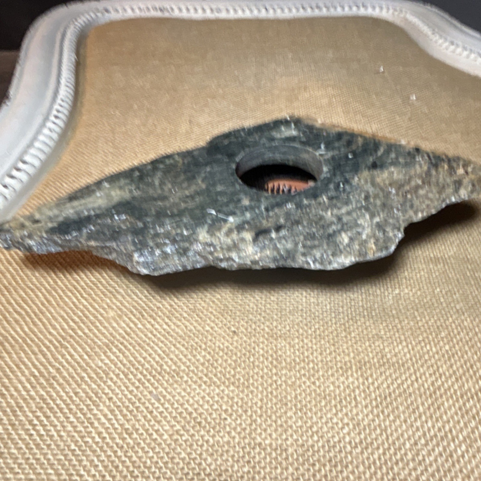vintage slate stone ikebana vase traditional Japanese flower decor Metal Frog