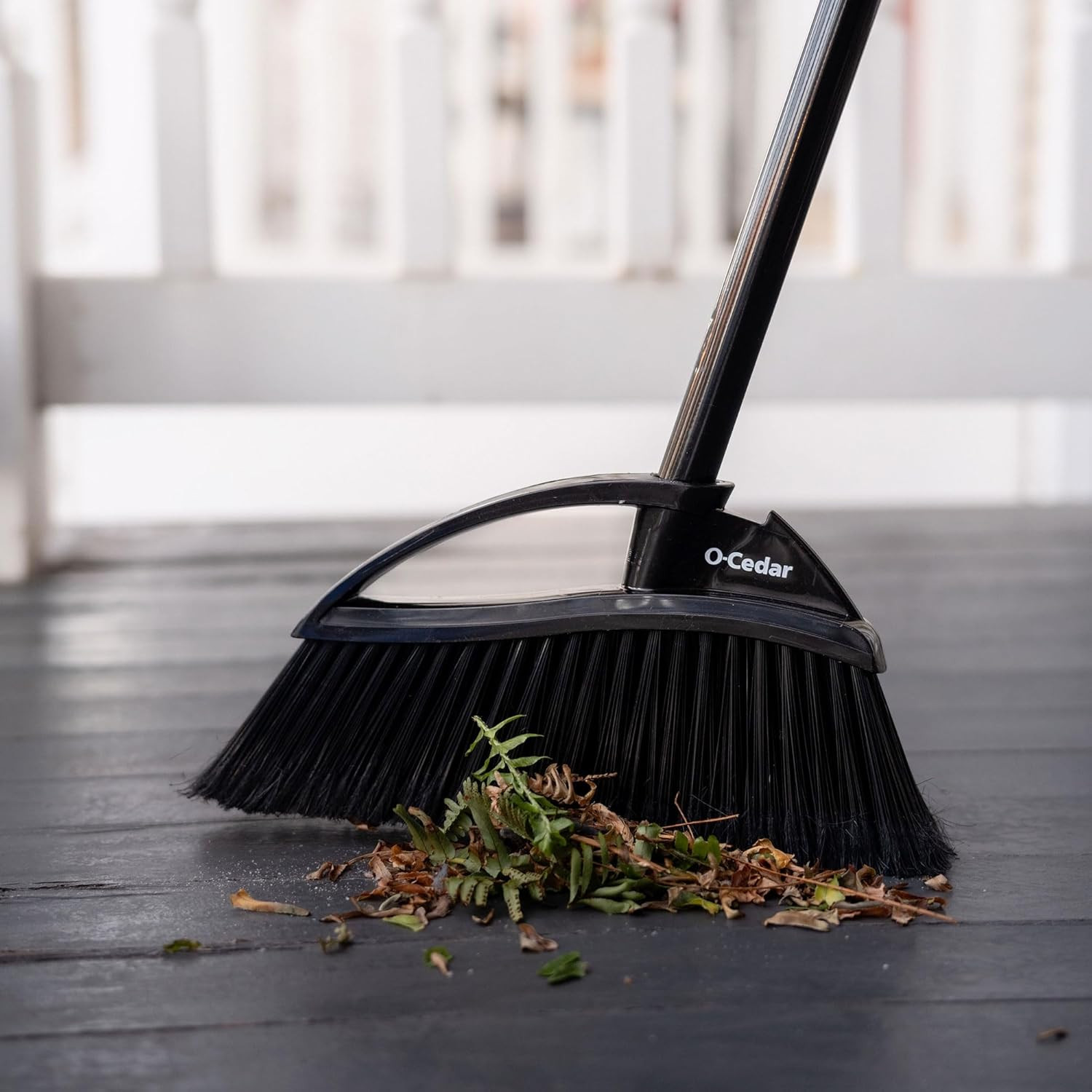 Indoor & Outdoor Strong Sweep Broom & Brush Bundle | Heavy Duty Bristles Remo…