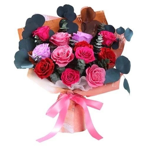 Gorgeous Purple Rose Floral Gift – A Lasting Impression for Loved Ones