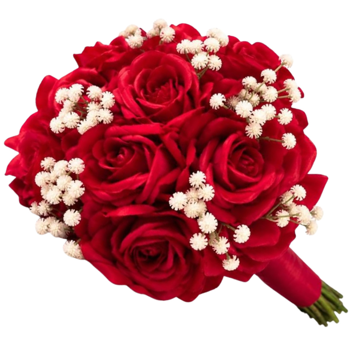 Artificial Flower Ball Centerpiece Red Rose Wedding Party Table Decor 1-PACK