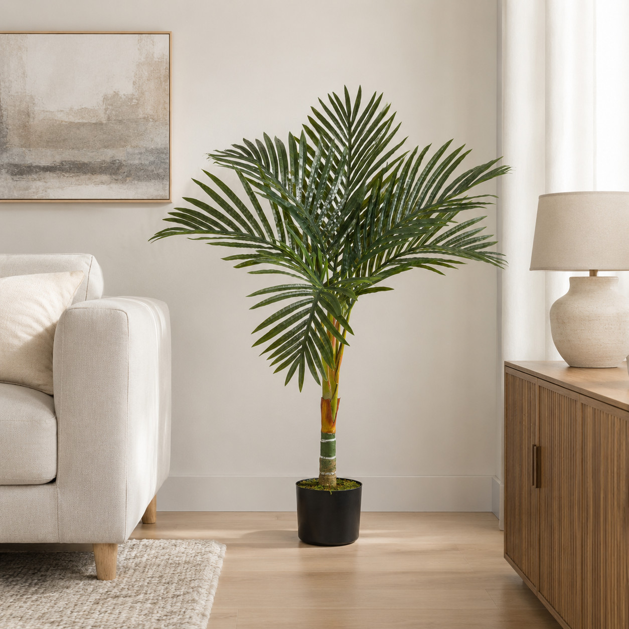 3′ Golden Cane Artificial Palm Tree