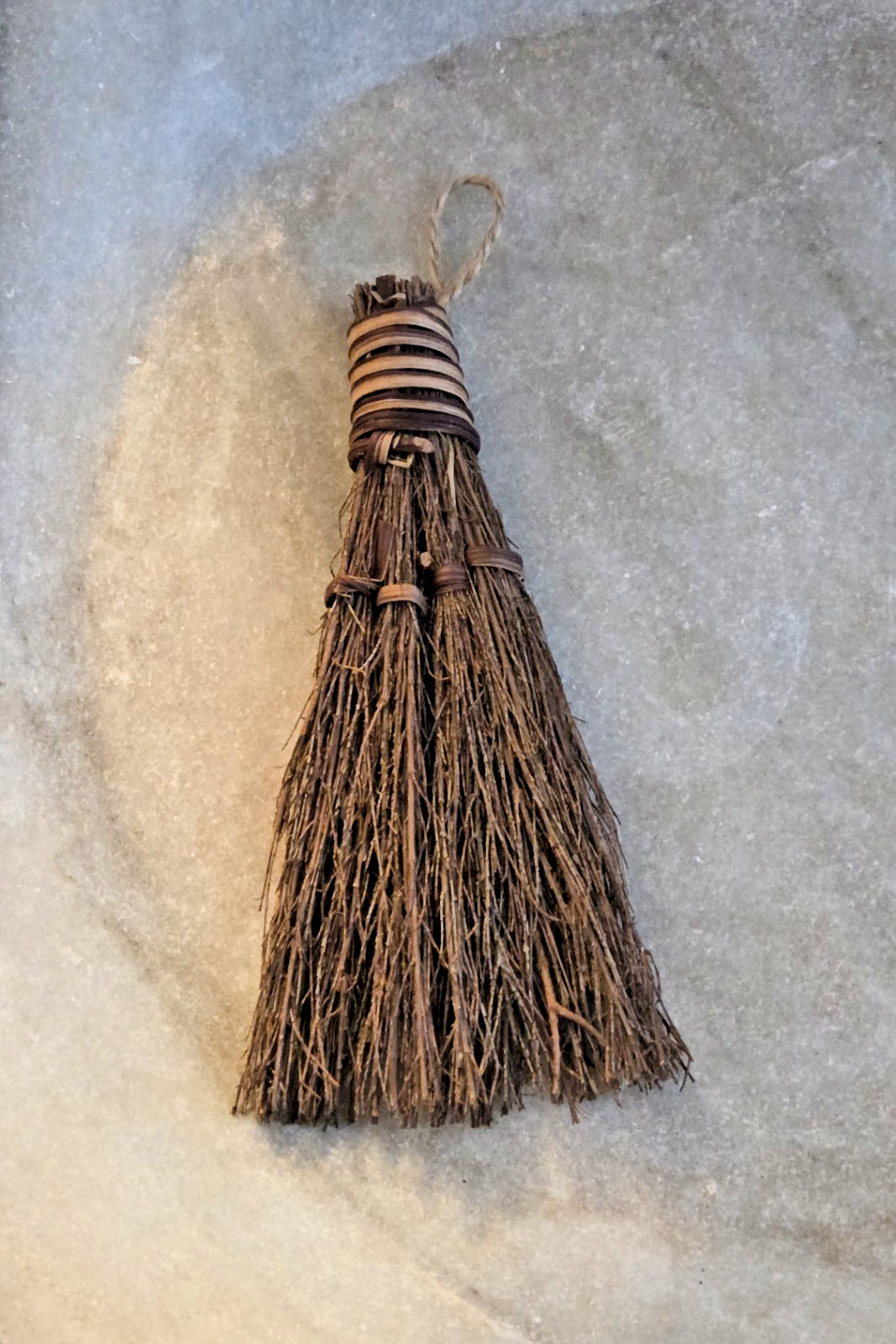 Whisk Mini Cinnamon Scented Broom 6 Inch Rustic Twig Mini Cleaning Decor