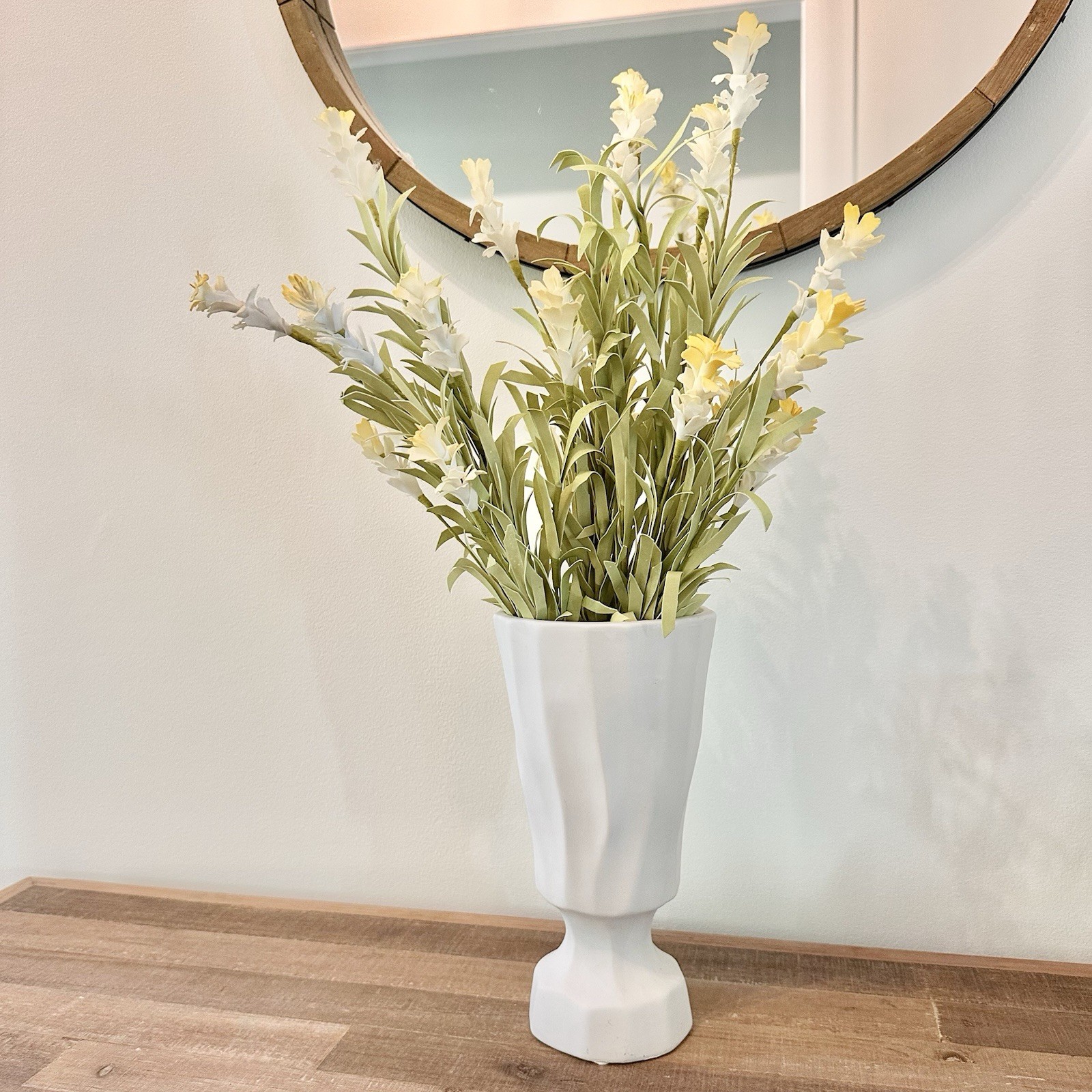 Artificial Freesia Flowers Pack of 3 Faux Flowers for Vase Filler Home Decor