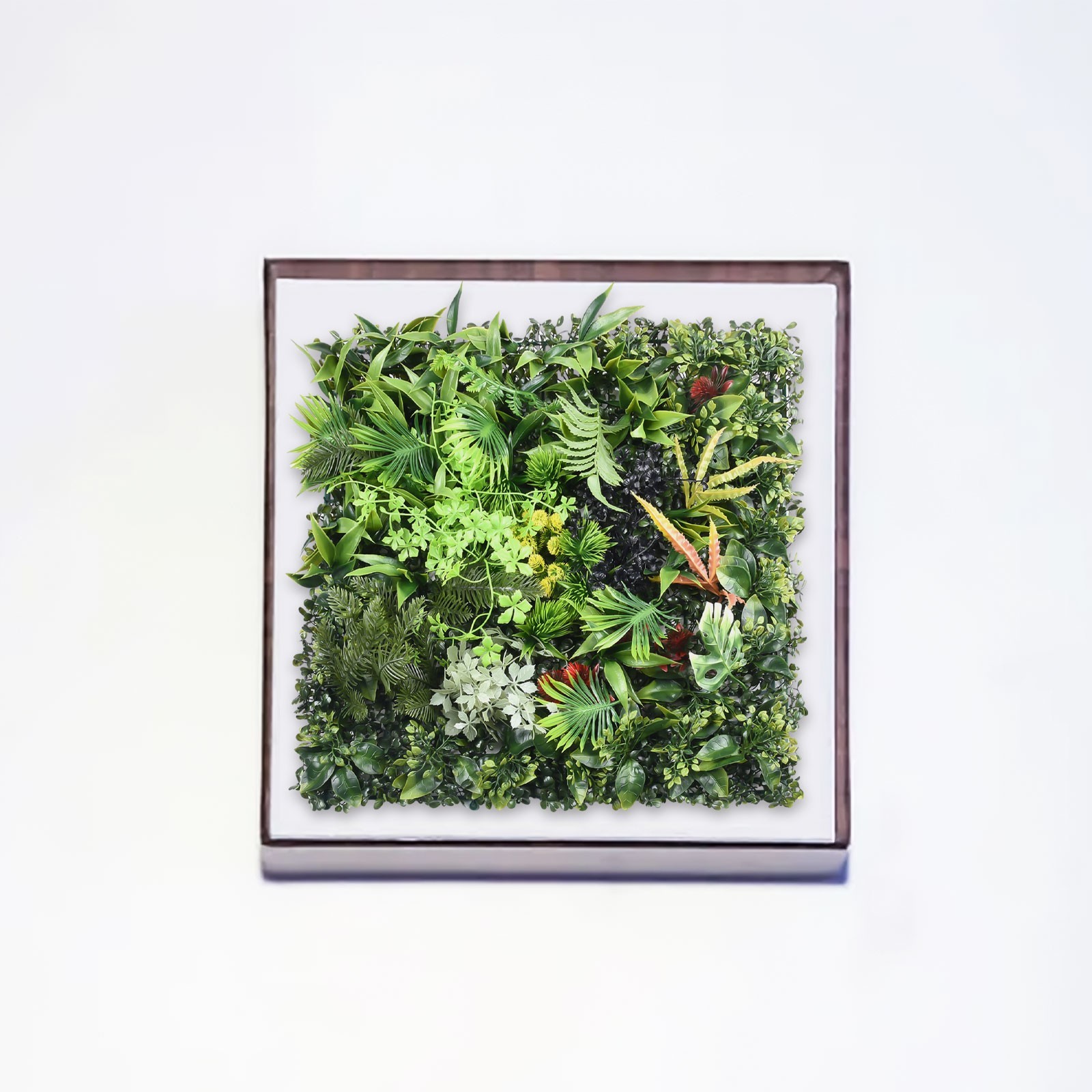 Create a Welcoming with Artificial Green Grass Square Plant