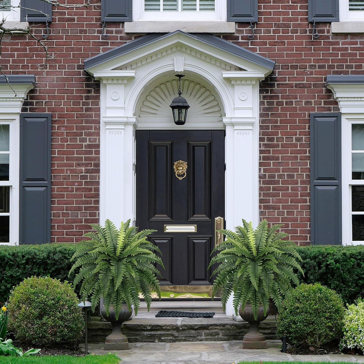 Pet Friendly Artificial Boston Ferns, 2-Piece Set | Zero Maintenance Greenery