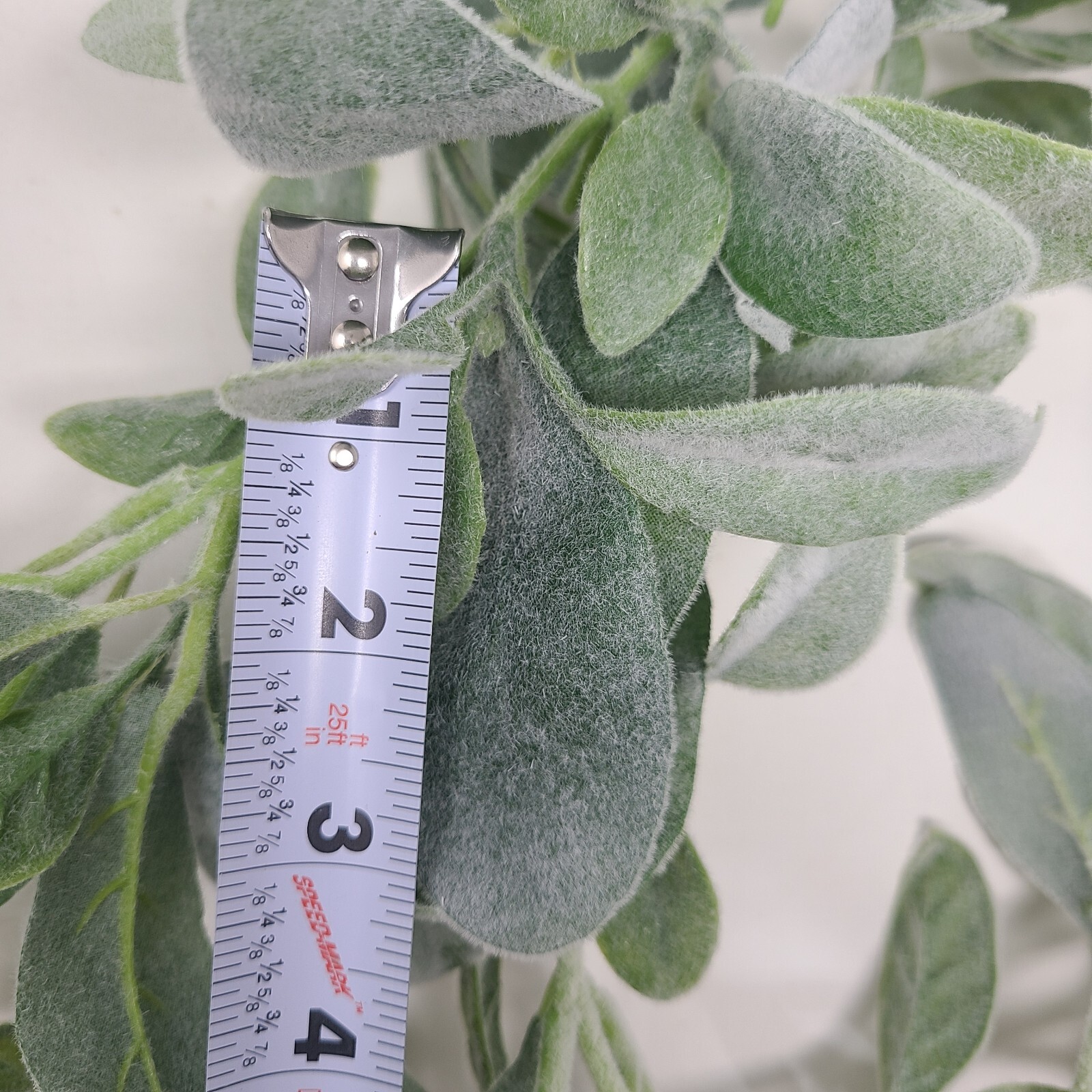 Lambs Ear Garland 6 Feet Soft Fuzzy Artificial Greenery Wedding Holiday Decor