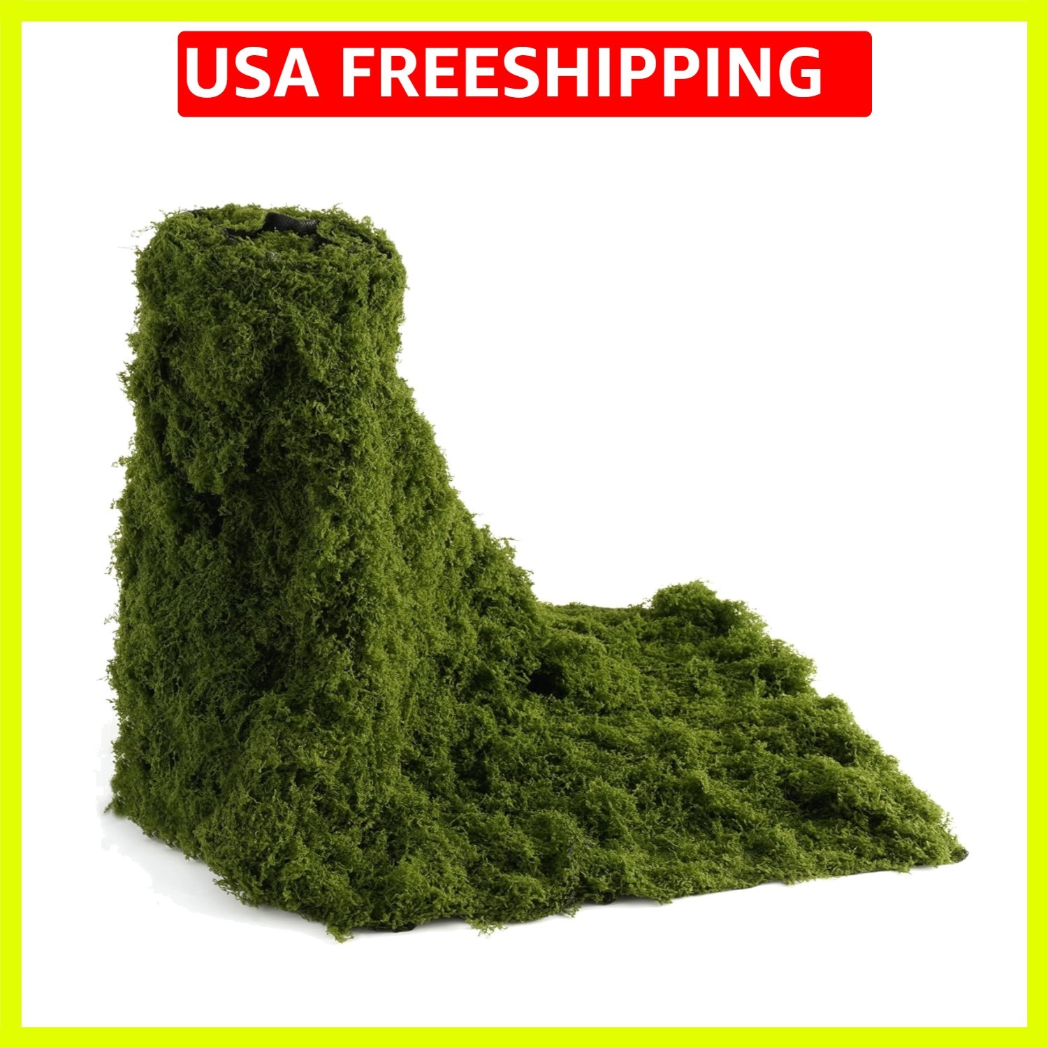 Fake Moss Mat Artificial Moss Roll – 12″ x 71″Cloud Soft Feel Moss Table Runn…