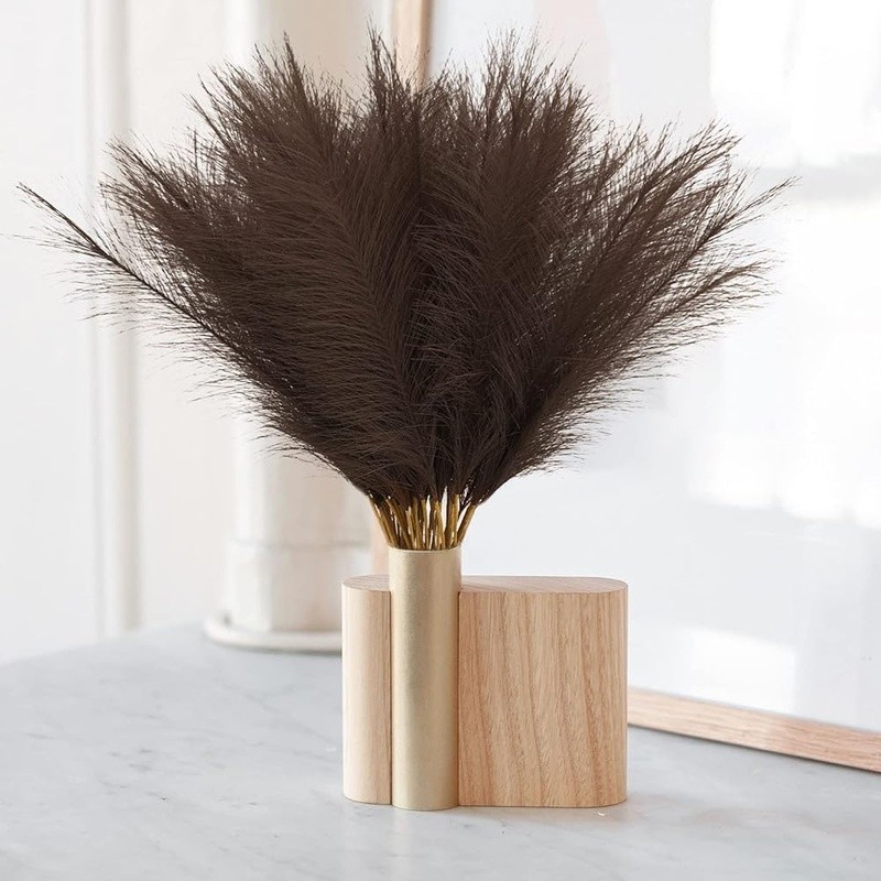 50 Artificial Pampas Grass Stems Natural Decor Centerpieces Home Decorations New