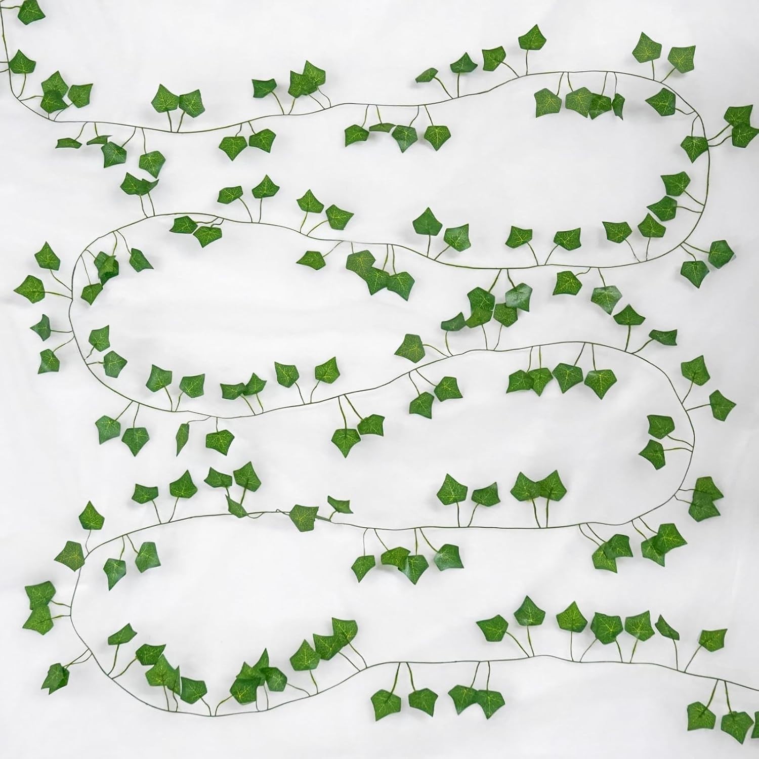 1 Pack 33 Feet Artificial Ivy Leaves Plants Fake Vines Greenery Hanging Garla…