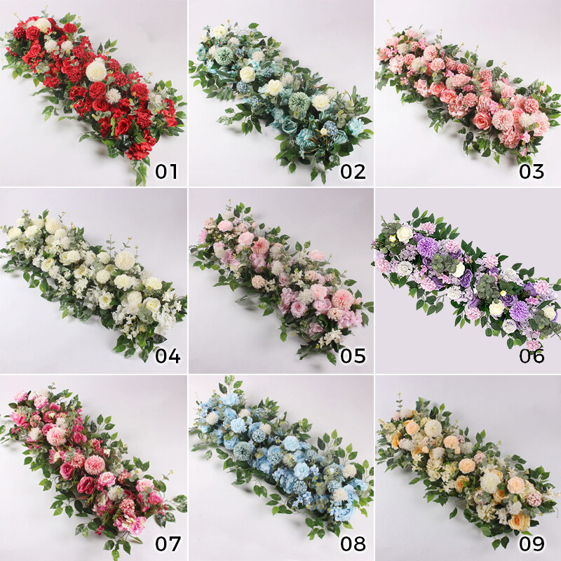 Flowers Row Wedding Supply DIY Rose Peony Wall Backdrop Arrangement Arch Decors