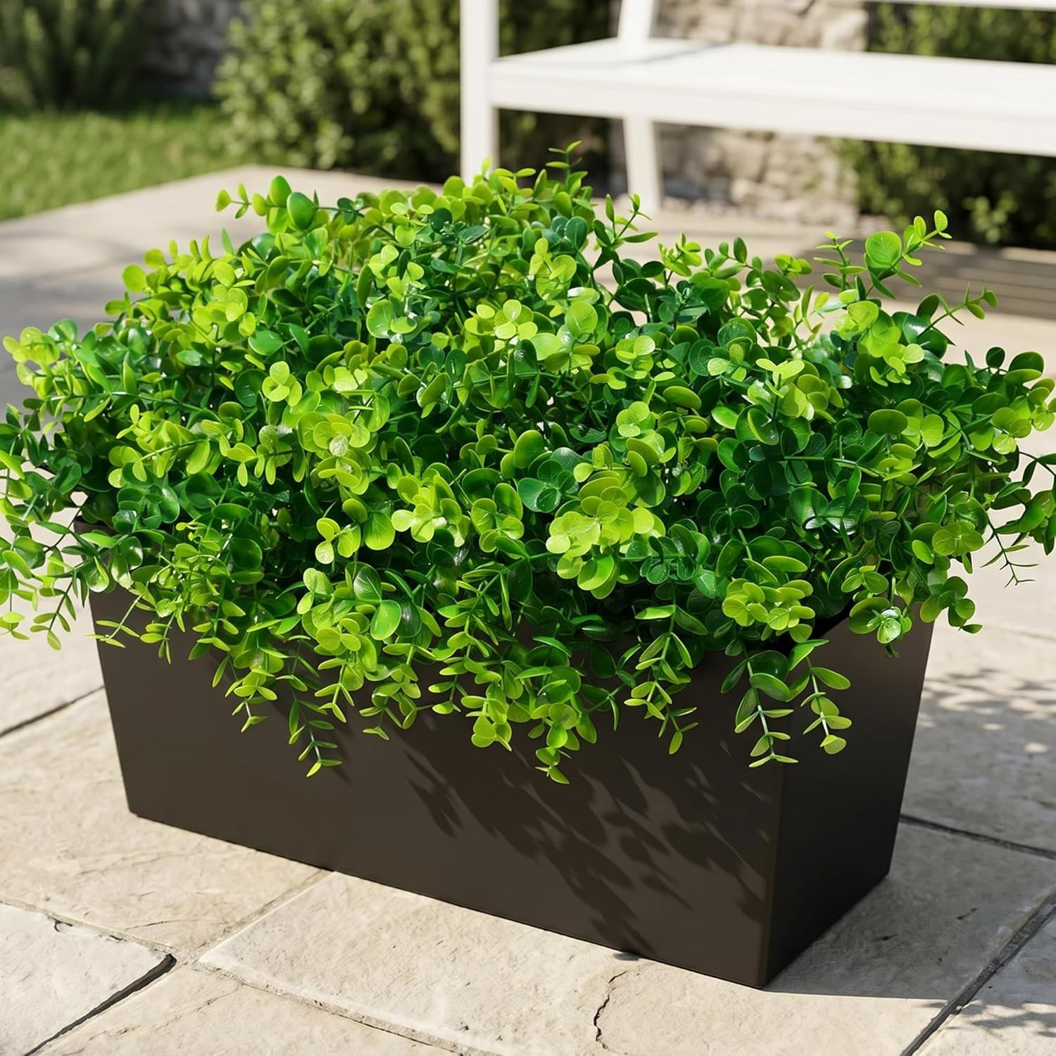Chic 12 Bundle Artificial Eucalyptus – Durable Faux Plants for All Seasons