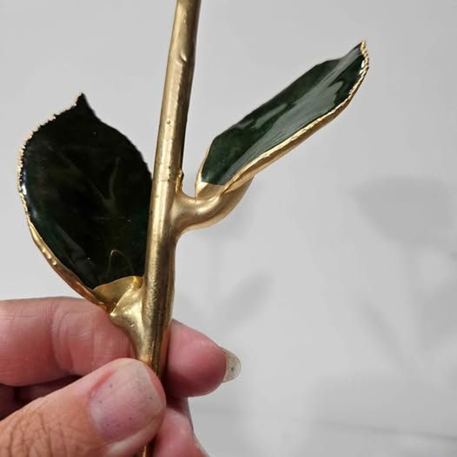 Gold Plated Red Rose