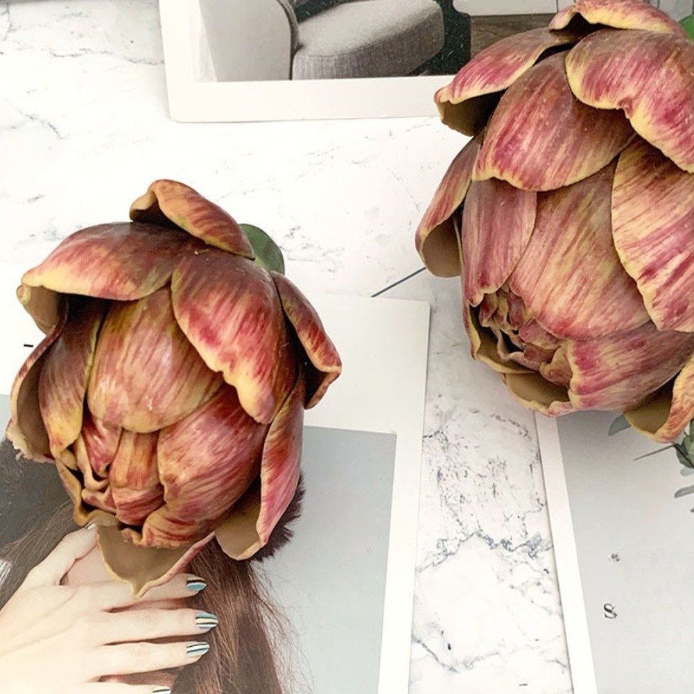 10.5 cm Tall Artificial Artichoke for Wedding Centerpiece For Kitchen Use