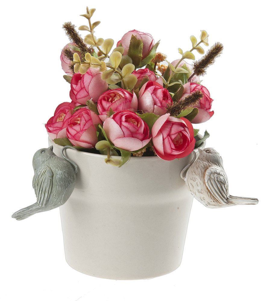 Ganz Pot Perchers Garden Friends Set 6 Snail Turtle Frog Decor Polystone Green
