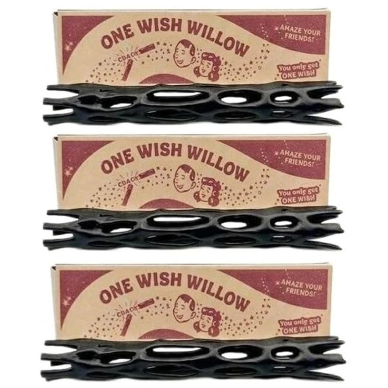 One Wish Willow Snap Stick Replica With Triangle Gift Box,Breakable Wish-Making