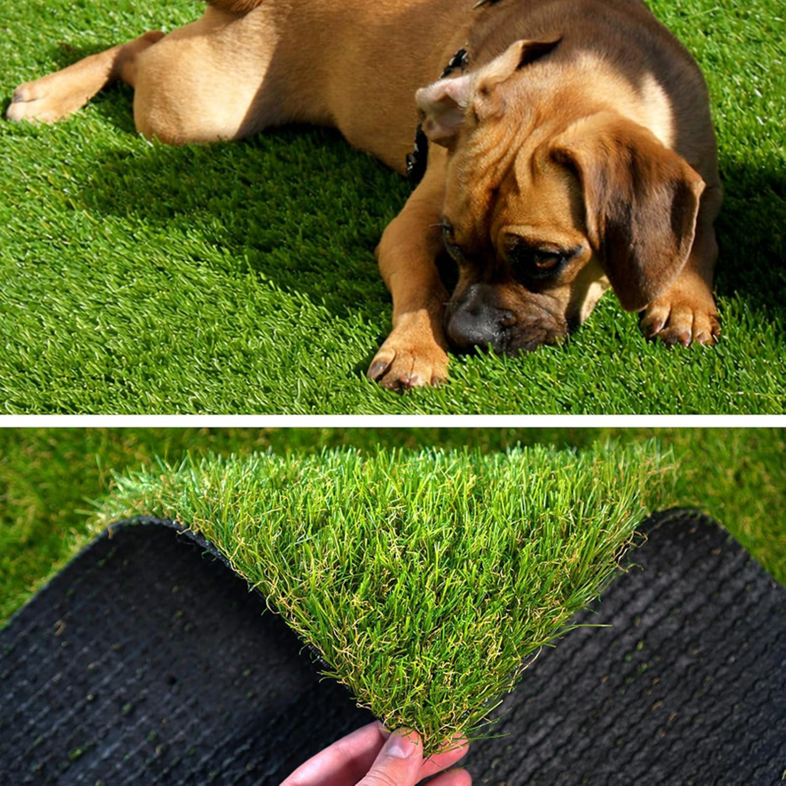 Artificial Grass Astroturf Rug 4FTx6FT(24 Square FT) Fake Grass Pet Dog Mat with