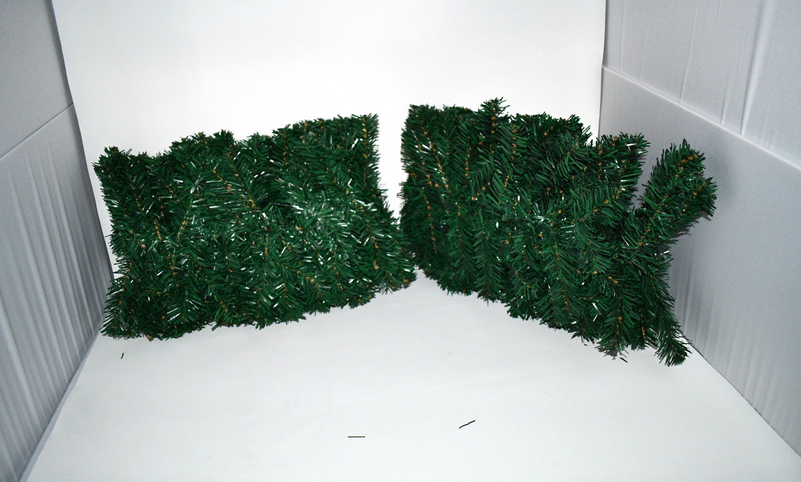 Crownland Christmas Garlands – Pack of 2 – 9 Ft Artificial Green Soft Pine Garla