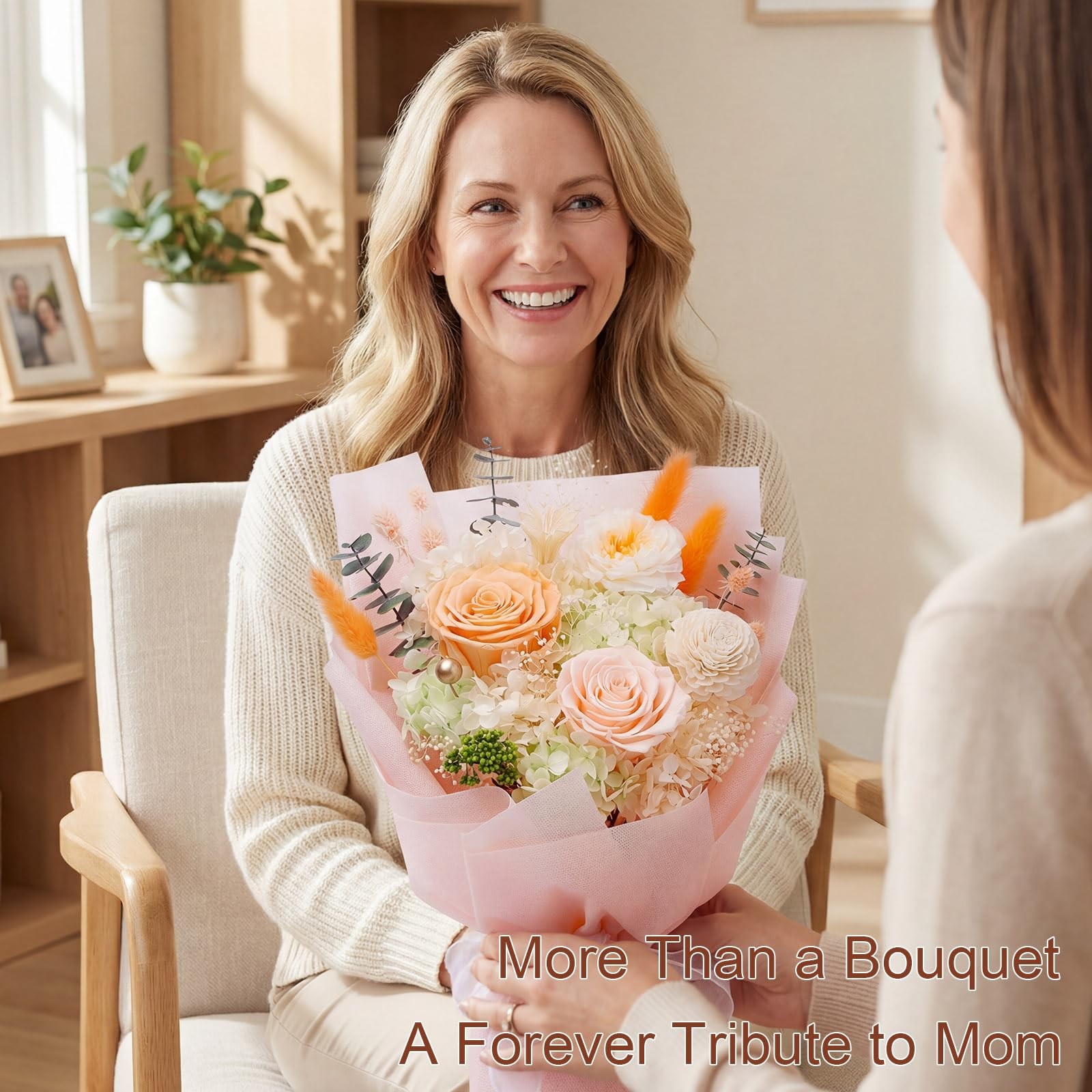 Preserved Flower Bouquet Fresh Flowers Delivery Prime Birthday Gifts Decor