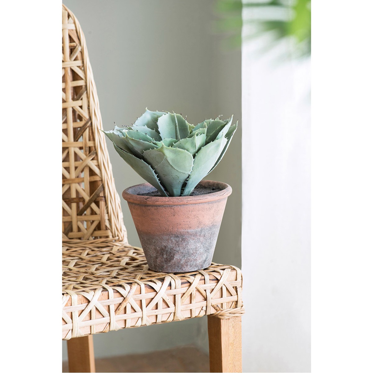 A&B Home F2638 Potted Plush Cactus Green Floral Décor