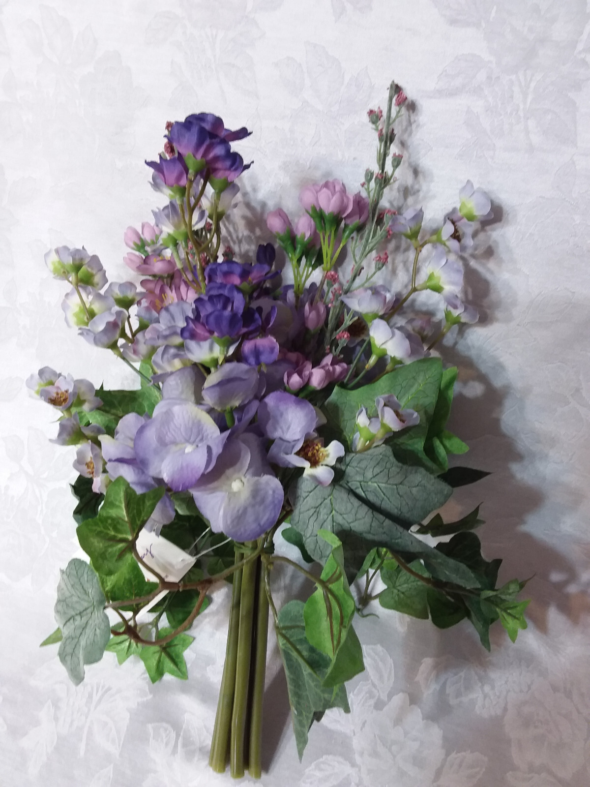Home Interiors Purple Wildflower Floral Standing Bouquet/ Lavender, Plum/New