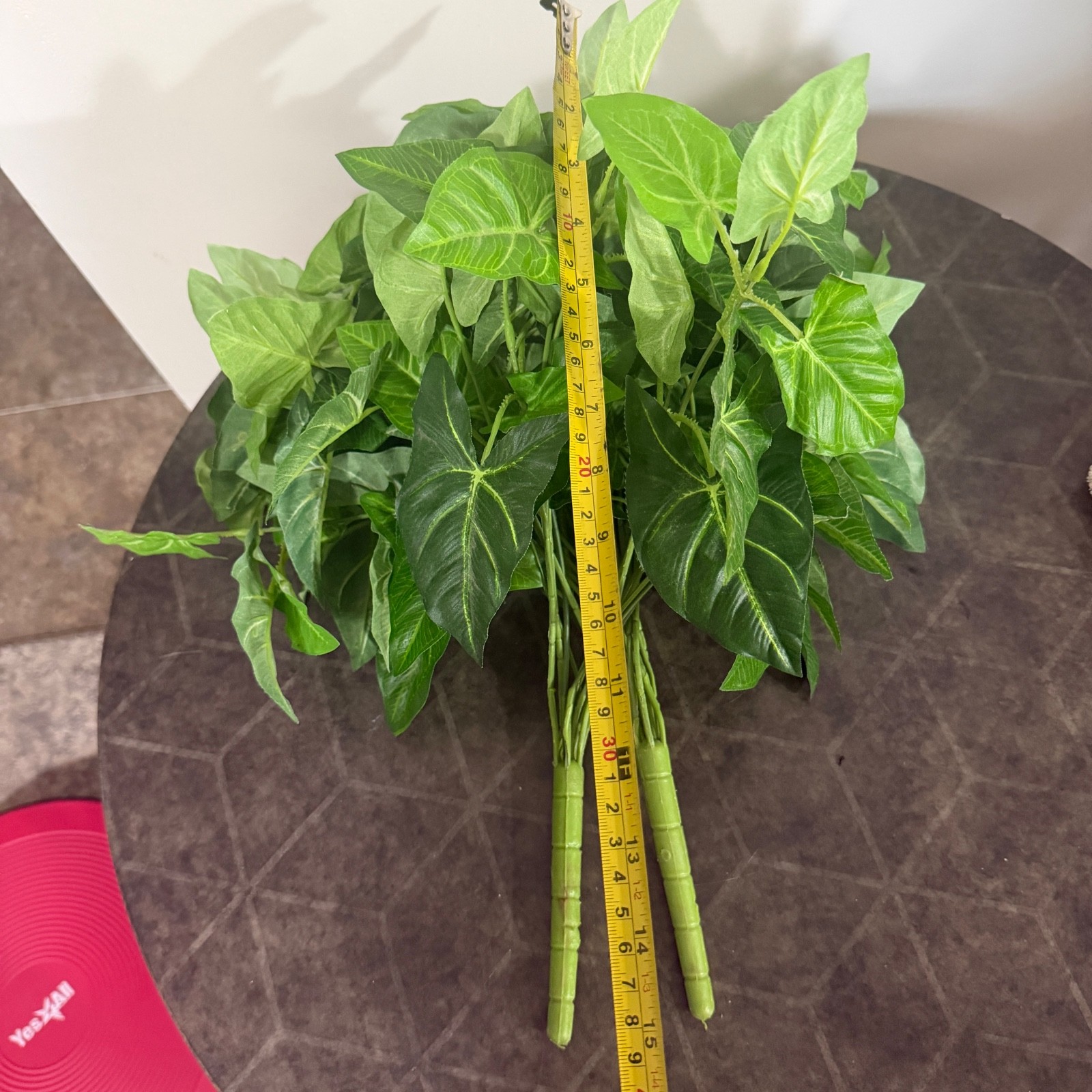 Artificial Syngonium Plant Bundle Faux Arrowhead Bush Green Home Office Decor 32
