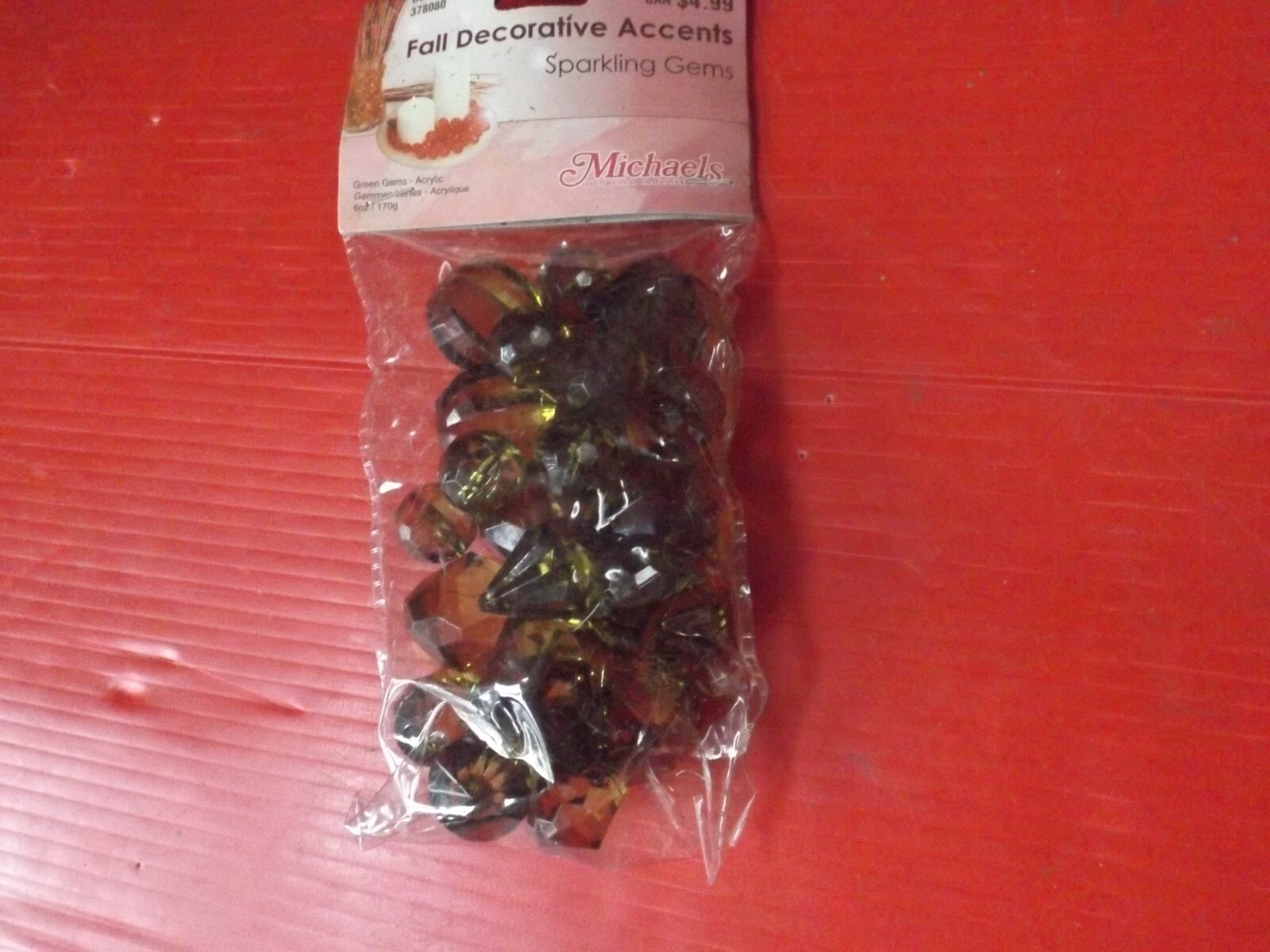 Fall decorative accents Light Green Sparkling Gems Table Decoration New