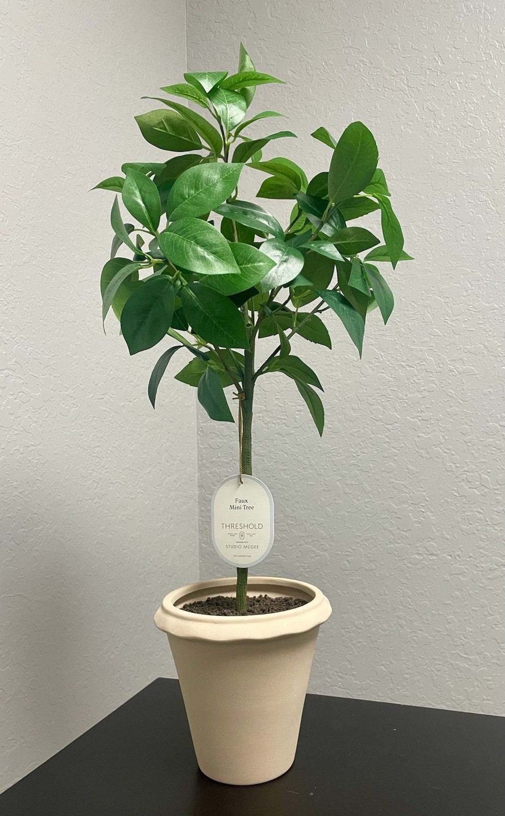 2x Green Leaf Mini Artificial Trees, Green, 2’ Tall, See Description, Brand New!