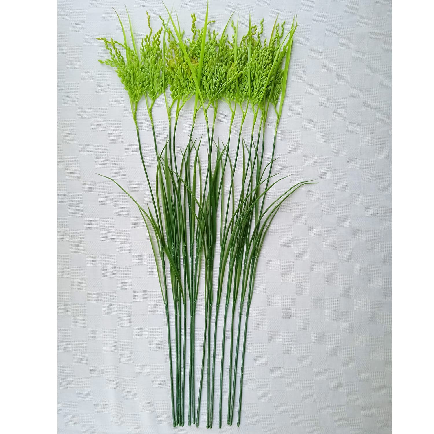 Fake Grain Paddy Ear of Rice Plant Green Plants Artificial for Home Decoratio…
