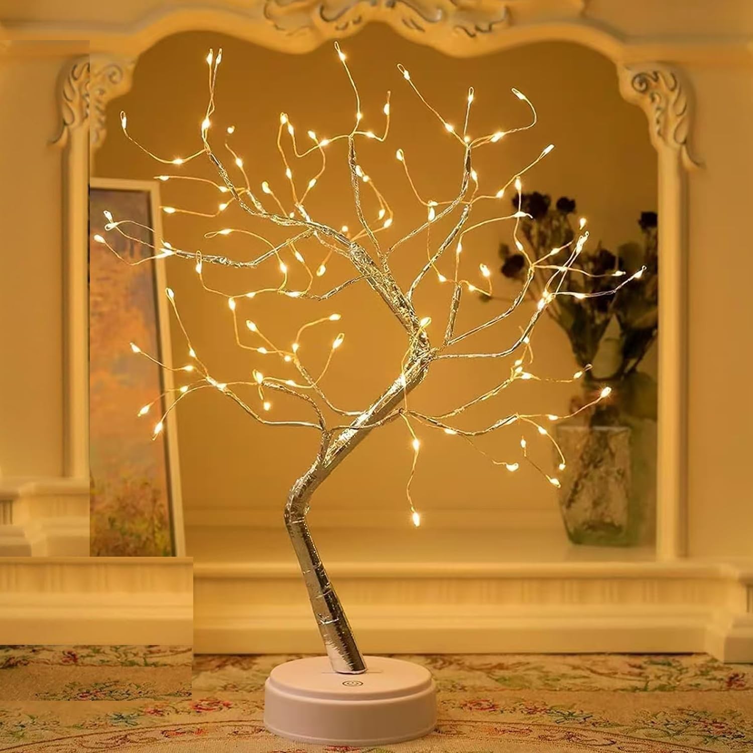 Fairy Light Spirit Tree,20 Tabletop Bonsai 108 LED Tree Light, USB or Battery…