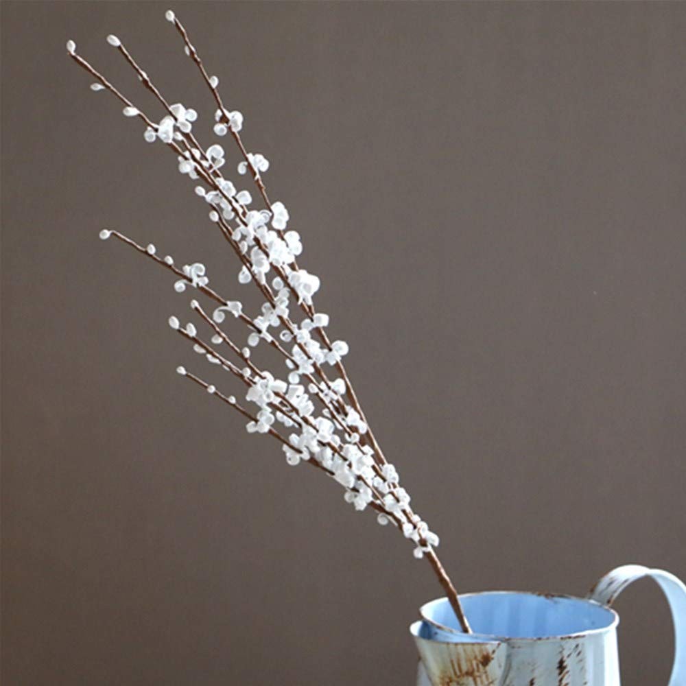 OUKEYI 6Pcs 29.5” Long Stem Artificial Jasmine Flowers Tall Fake Flower Bouquet