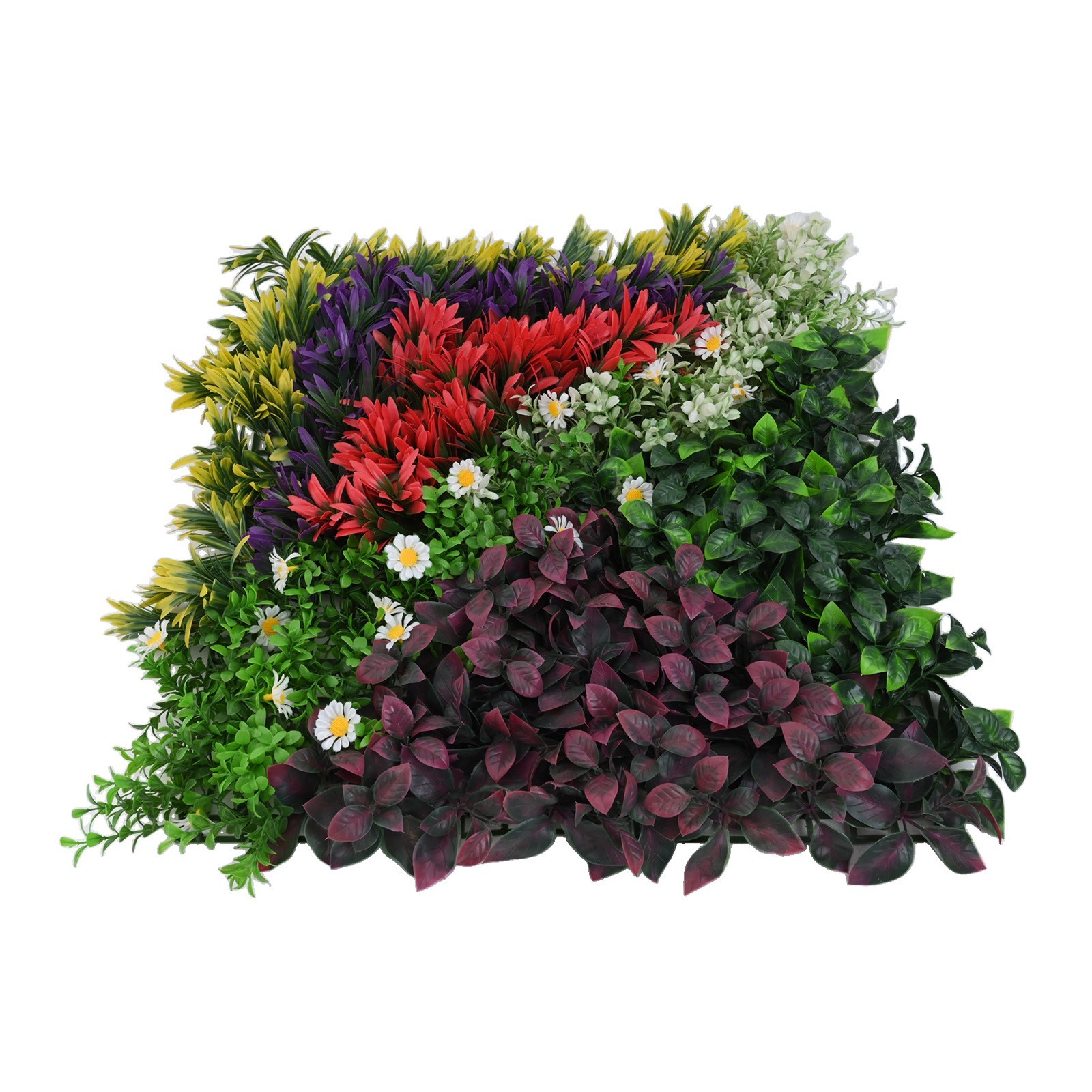 Maintain a Green Look Year round Artificial Plant Flower Wall Panels 50*50CM