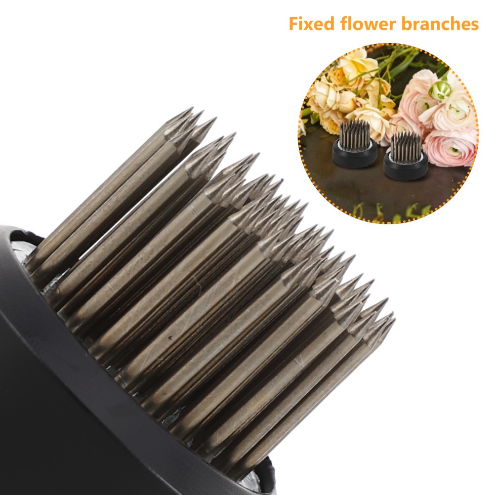 2Pcs Durable Stainless Steel Flower Frog Kenzan for Floral Arrangement Base