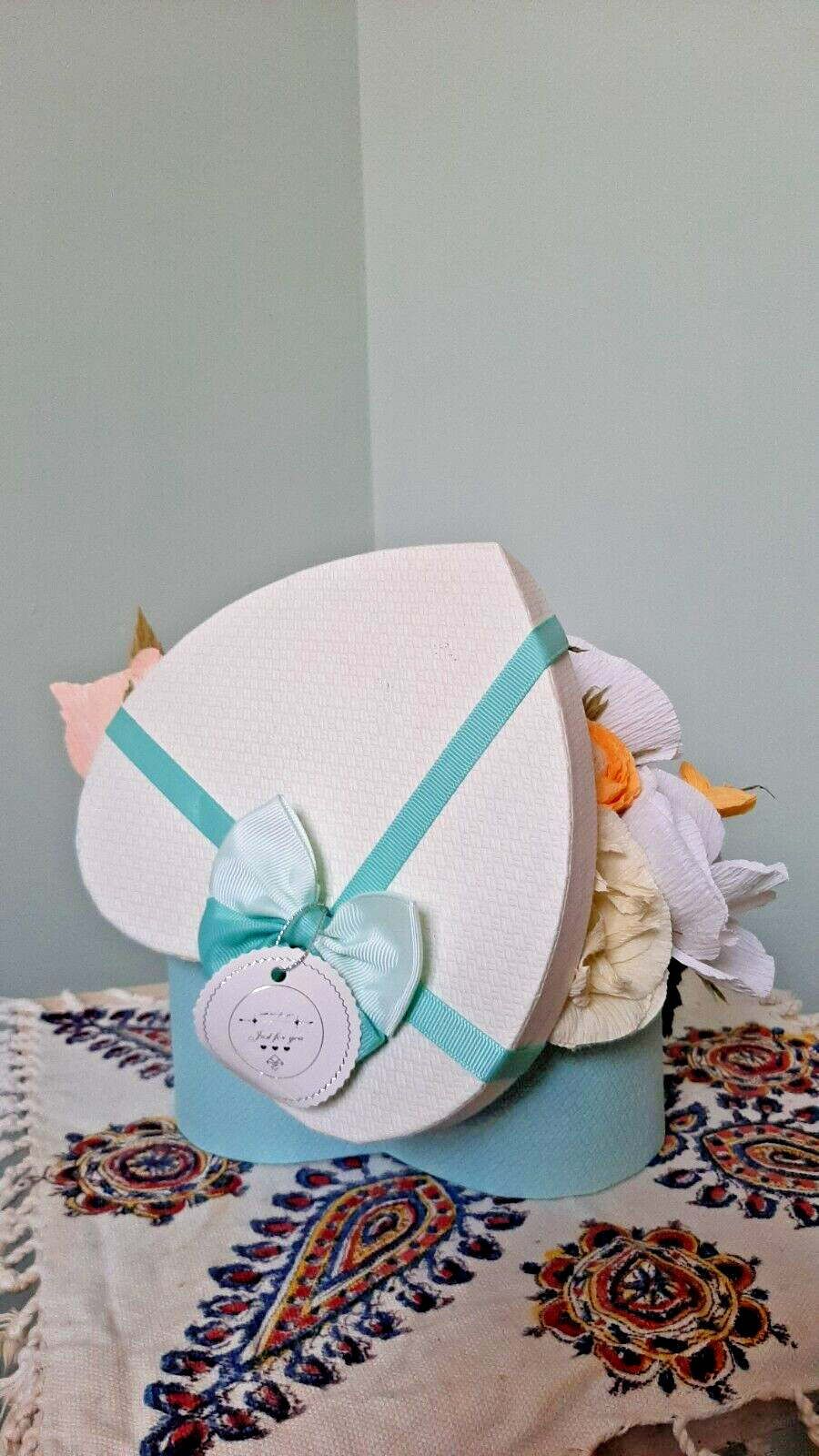 Colorful Paper Flower Bouquet Handmade Artificial Flower Bouquet gift for a spec
