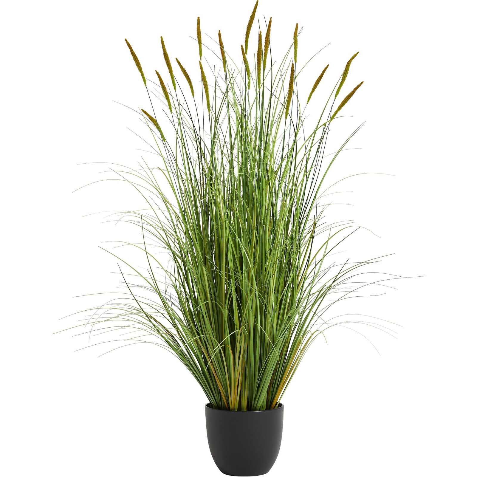KOL 4ft Artificial Cattail Grass, 47.2in Artificial Indoor Outdoor Fake Onion…