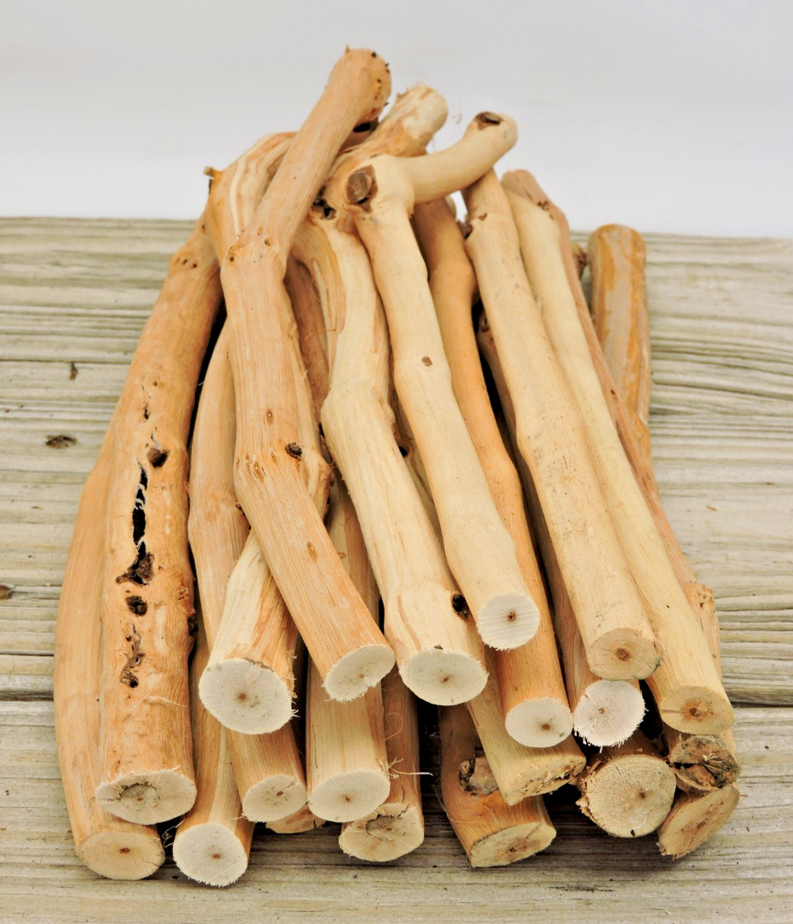 20 Grapevine Wood Stick Section 1/2~5/8″D 11~12″L Driftwood Decor Crafts