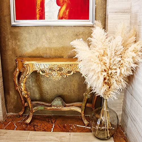 10 Stems 46″ inch Dried Pampas Grass Decor Tall, Large Pompas 10PCS-46inch
