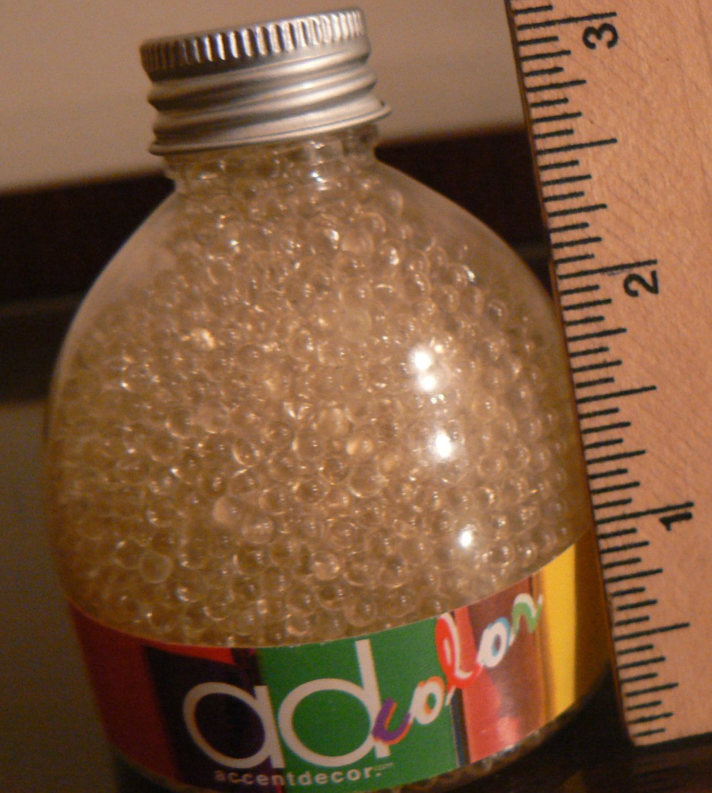 Water Pearl Beads-Vase Filler Flowers, Bulbs-Clear- Just add water to swell