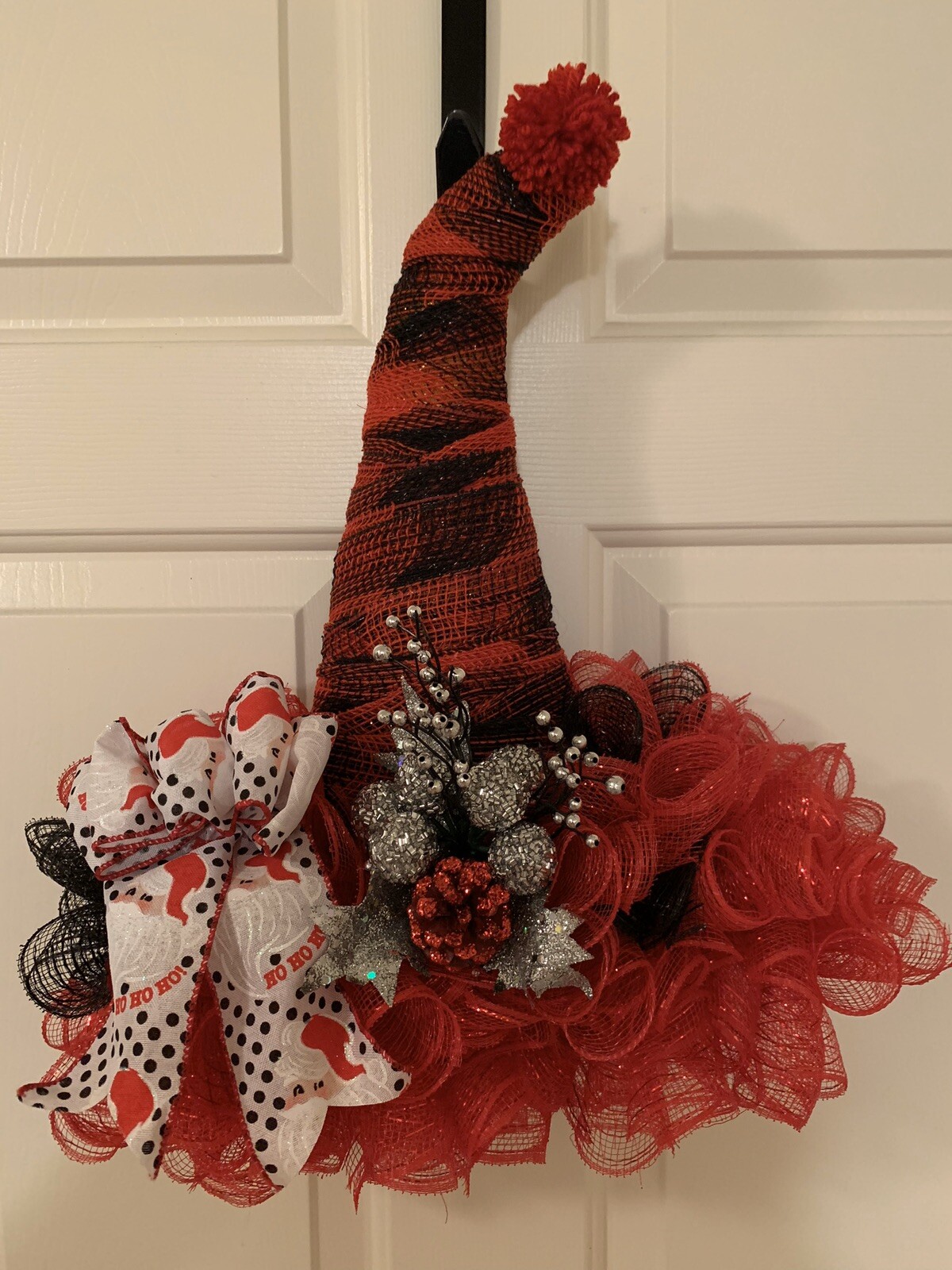 Whimsical Santa Hat Wreaths 