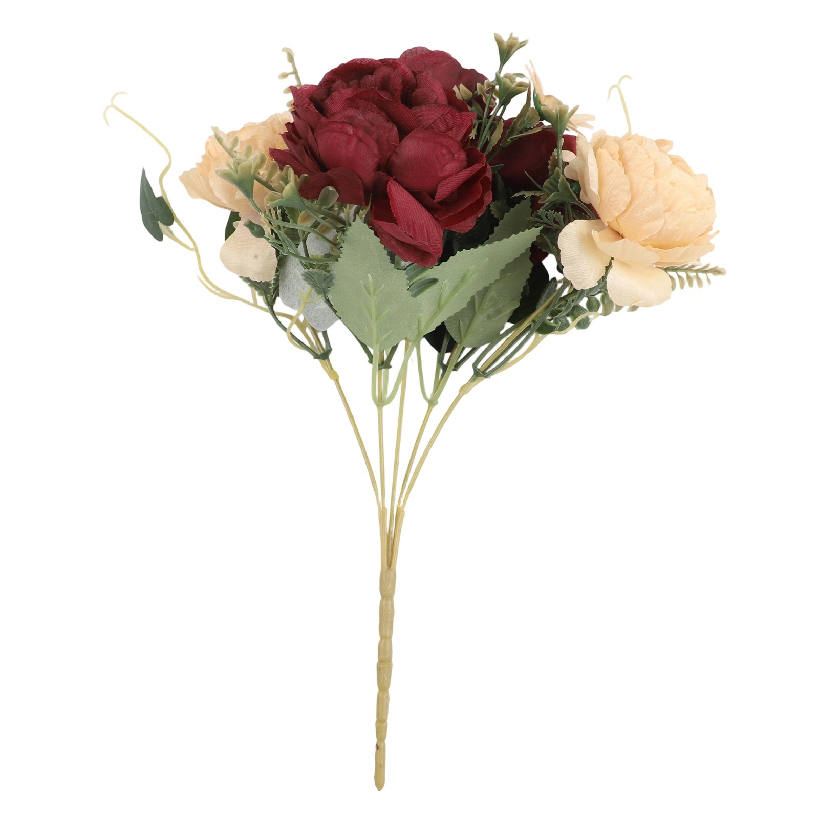for multi Color Peony Rose Artificial Bouquet for Weddings and Celebrations