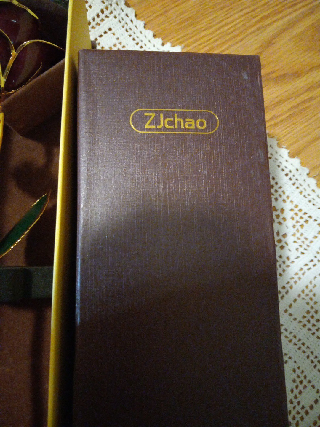 ZJchao Gold Dipped Real Rose Premium Long Stem