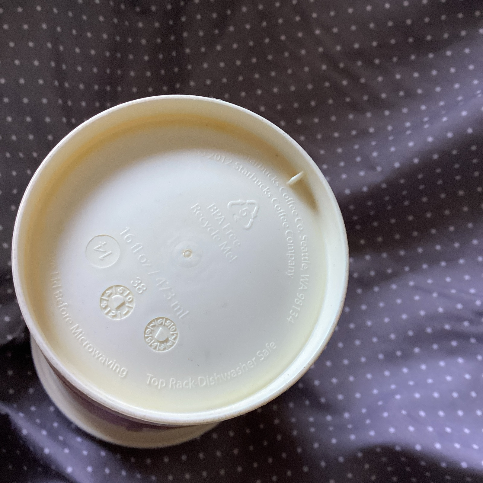 Starbucks Reusable Plastic Grande Coffee Cup Travel Tumbler Recyclable All w Lid