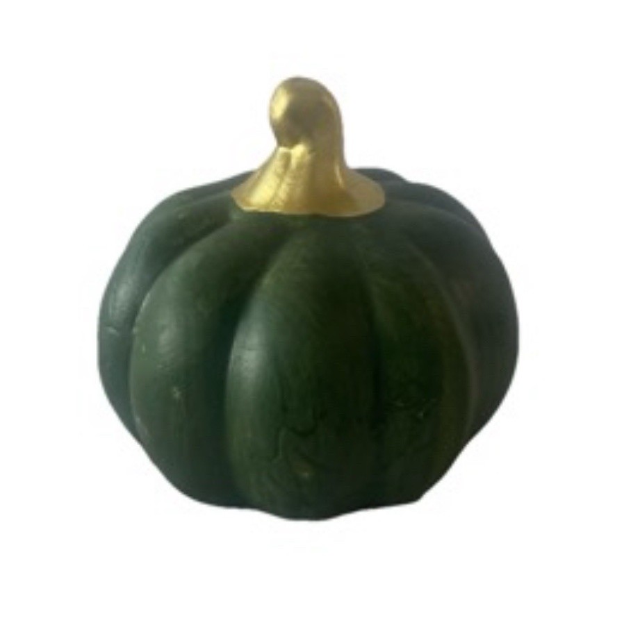Autumn/Fall Green Pumpkin Golden Stem TableTop Decor (SHIPS IN 24 HOURS)