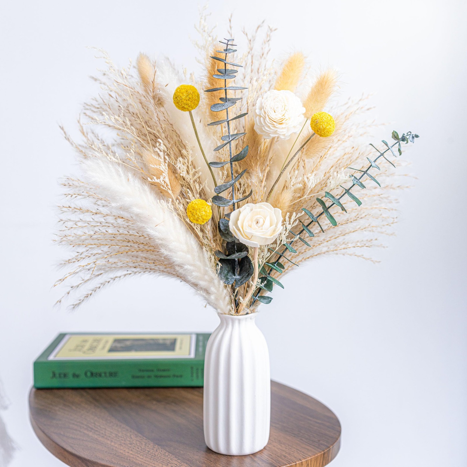 Dried Flowers Reed diffusers kit, Ceramic Vase Included, Reed diffusers for H…