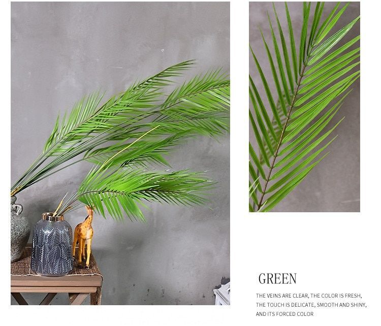 70-125cm Artificial Palm Tree Realistic Indoor Tropical Plant Plastic Decor NEW