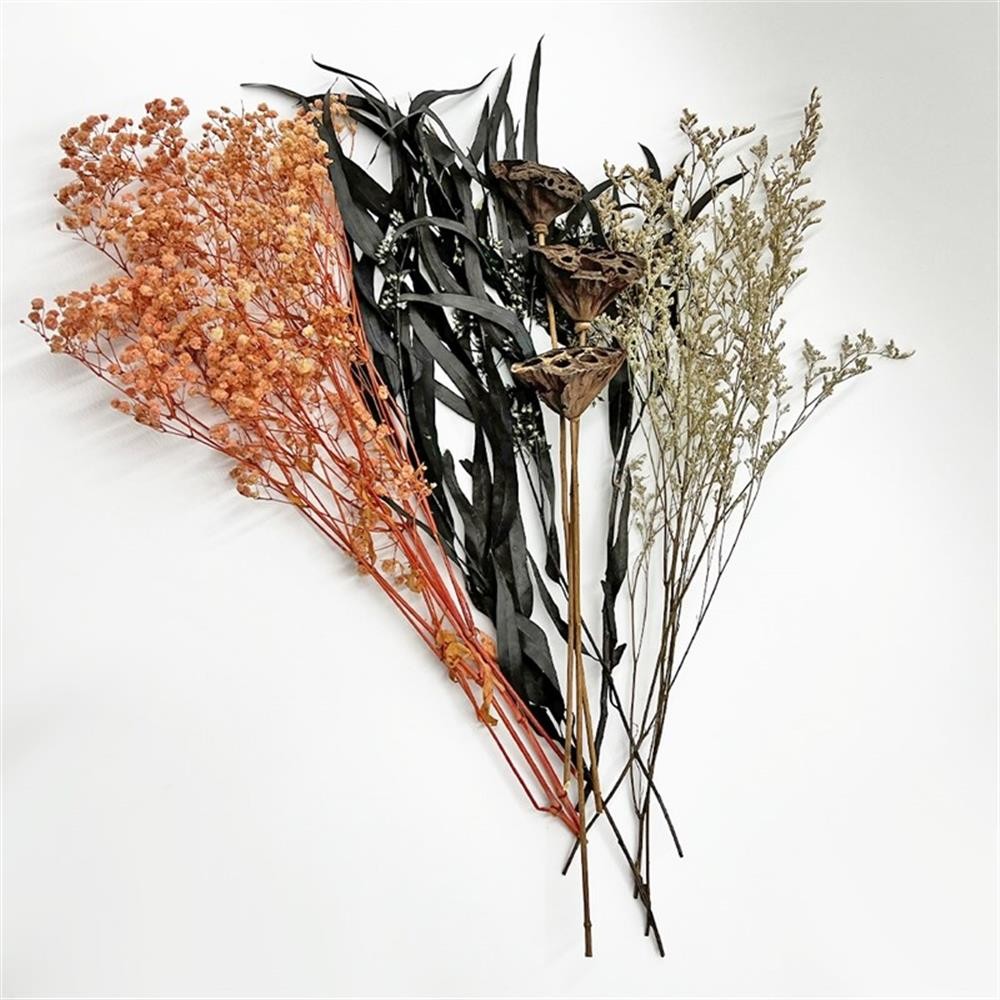 Pemberly Row 14-inch High Real Preserved Mixed Bouquets in Medium Size