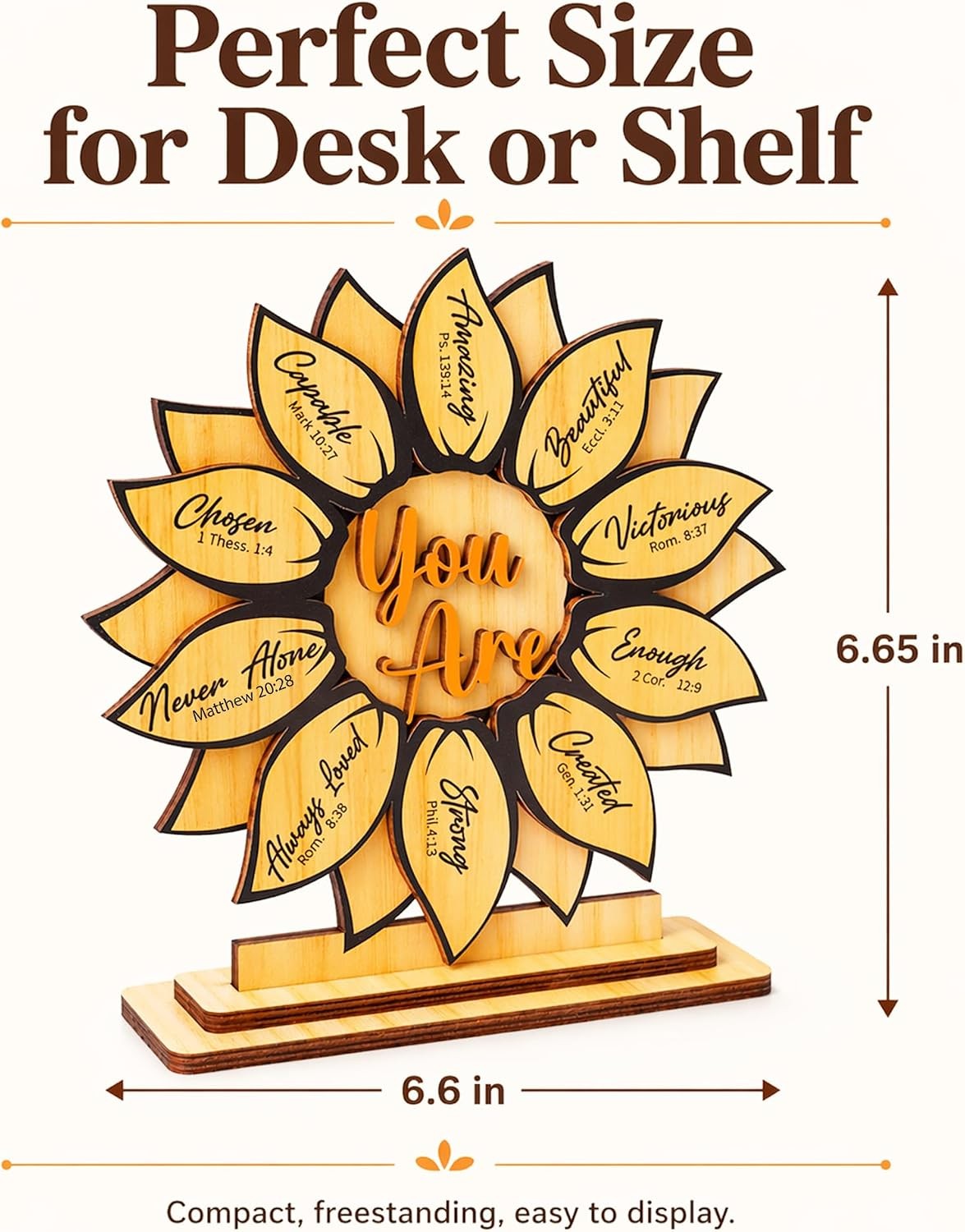 Christian Sunflower Decor Gifts For Women Religious Ornament