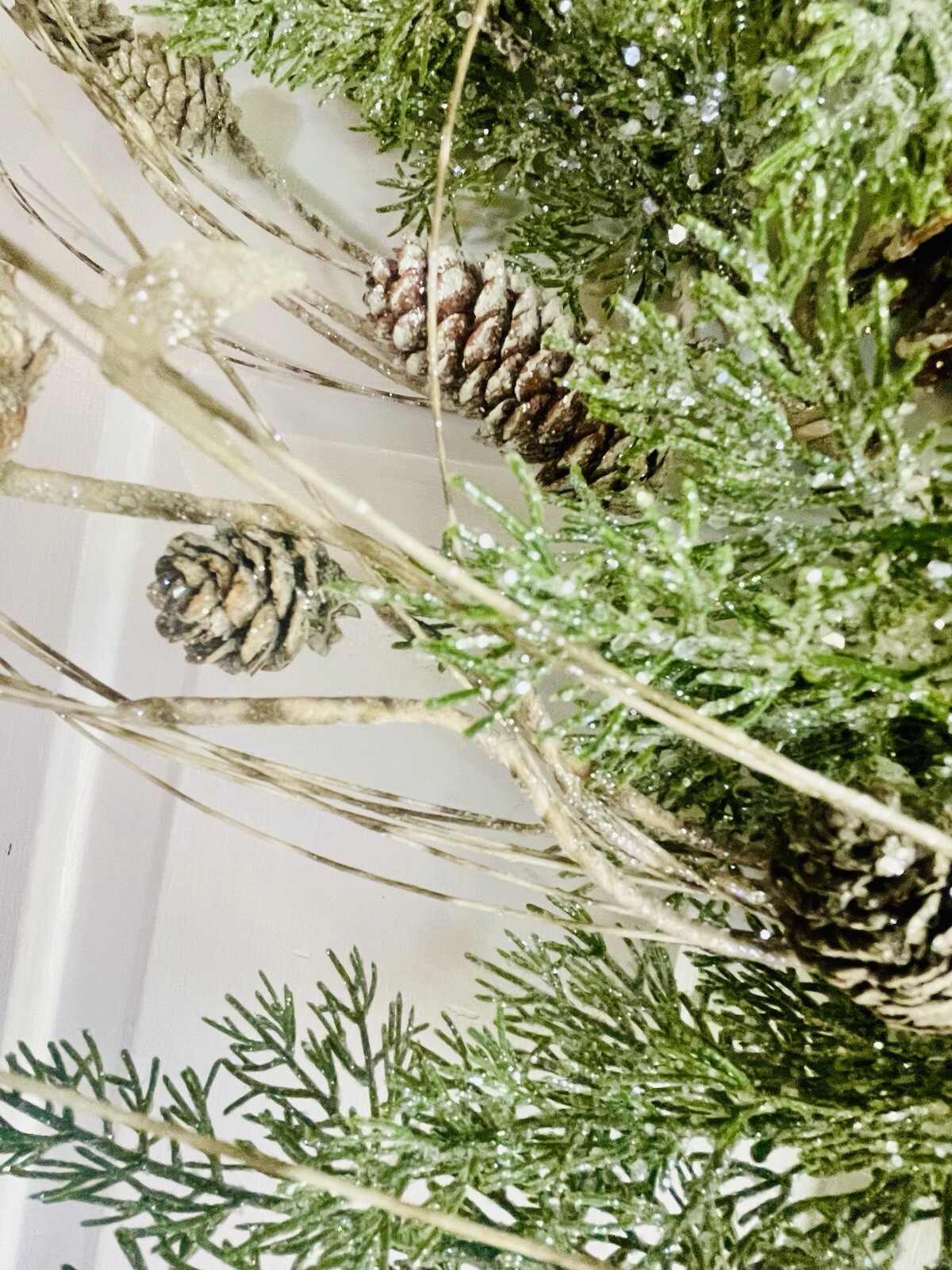 Birch Tipped Cedar Winter Or Christmas Wreath